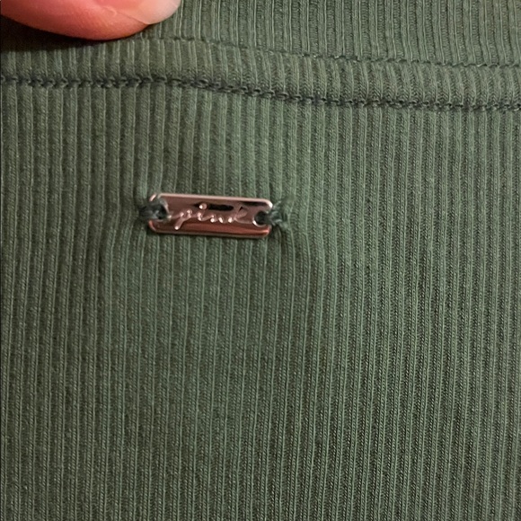 PINK Victoria's Secret Green T Shirt Dress - Picture 4 of 8